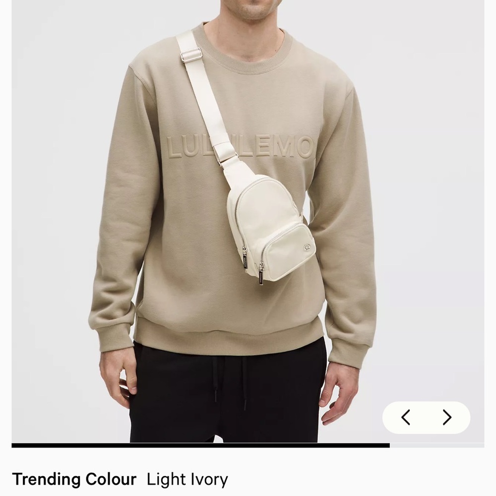 Lululemon Ivory Mini Backpack - image 1